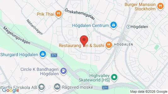 Apartments for rent i Stockholm South - kort over placeringen