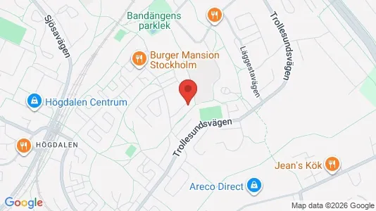Apartments for rent i Stockholm South - kort over placeringen