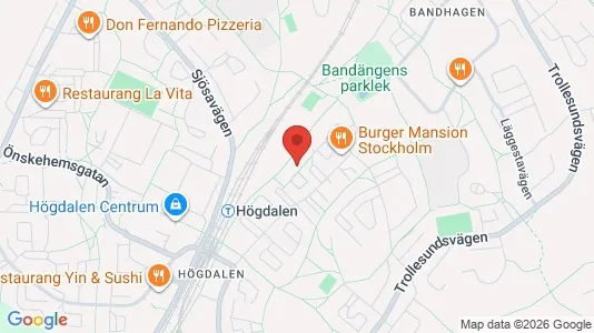 Apartments for rent i Stockholm South - kort over placeringen