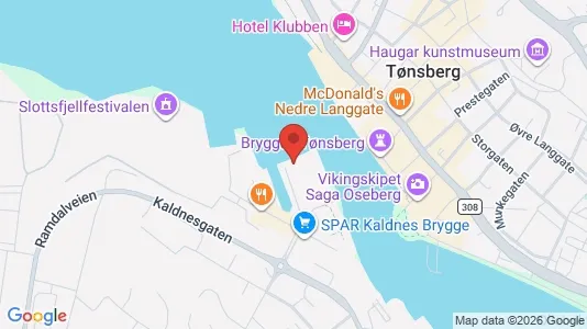 Apartments for rent i Tønsberg - kort over placeringen