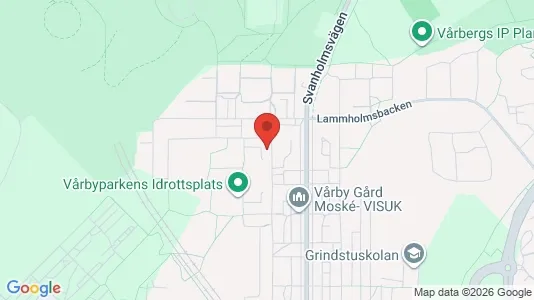 Apartments for rent i Nacka - kort over placeringen