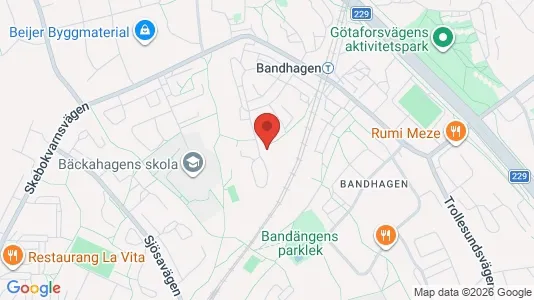 Apartments for rent i Stockholm South - kort over placeringen