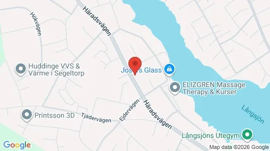 Apartments for rent i Huddinge - kort over placeringen