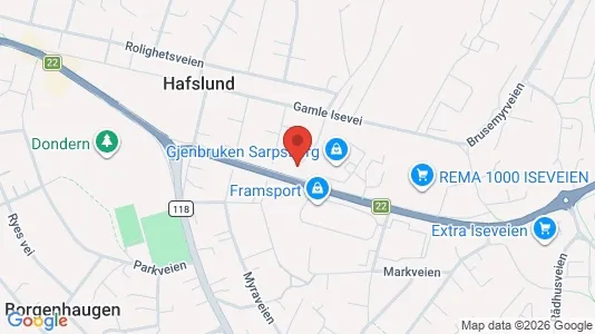 Apartments for rent i Sarpsborg - kort over placeringen