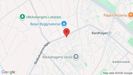 Apartments for rent i Stockholm South - kort over placeringen