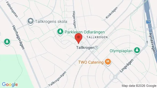 Apartments for rent i Stockholm South - kort over placeringen