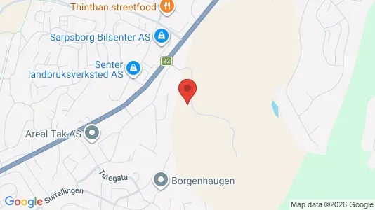 Apartments for rent i Sarpsborg - kort over placeringen