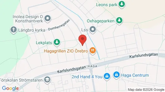 Apartments for rent i Örebro - kort over placeringen