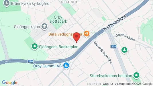 Apartments for rent i Stockholm South - kort over placeringen