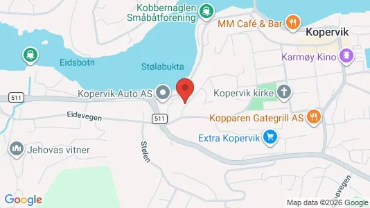 Apartments for rent i Karmøy - kort over placeringen