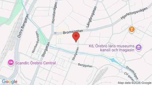 Apartments for rent i Örebro - kort over placeringen