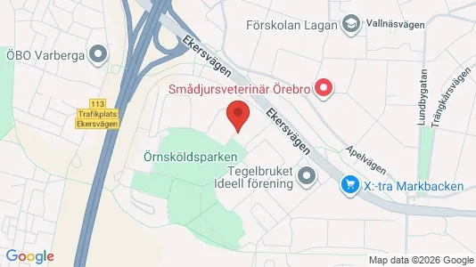 Apartments for rent i Örebro - kort over placeringen