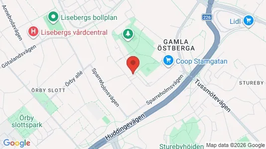 Apartments for rent i Stockholm South - kort over placeringen