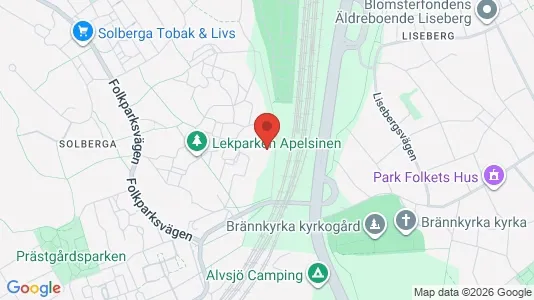 Apartments for rent i Stockholm South - kort over placeringen