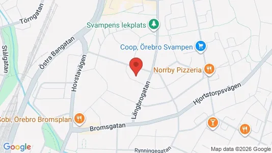 Apartments for rent i Örebro - kort over placeringen
