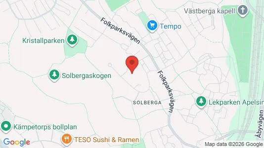 Apartments for rent i Stockholm South - kort over placeringen