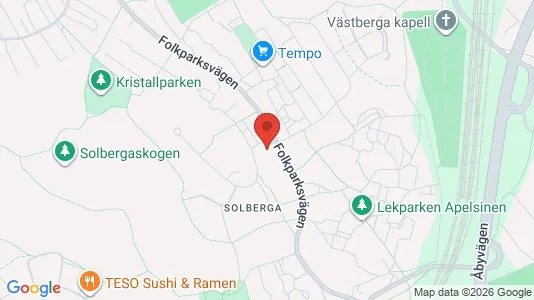 Apartments for rent i Stockholm South - kort over placeringen