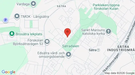 Apartments for rent i Stockholm South - kort over placeringen