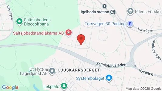 Apartments for rent i Nacka - kort over placeringen