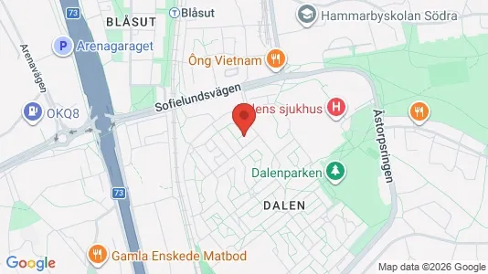 Apartments for rent i Stockholm South - kort over placeringen