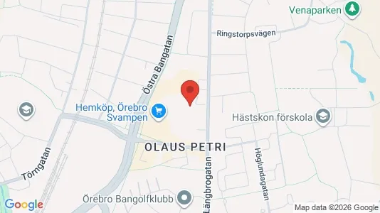 Apartments for rent i Örebro - kort over placeringen