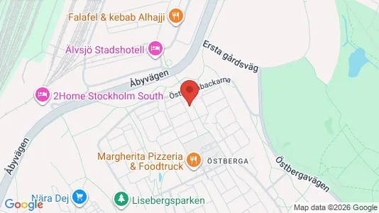 Apartments for rent i Stockholm South - kort over placeringen