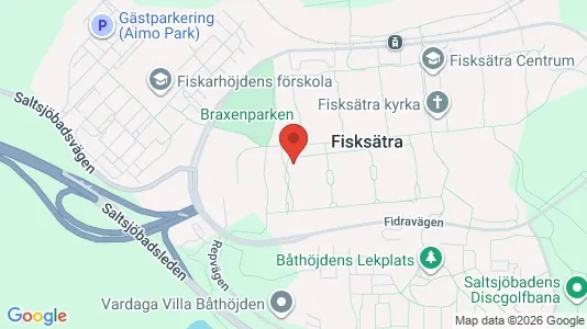 Apartments for rent i Nacka - kort over placeringen