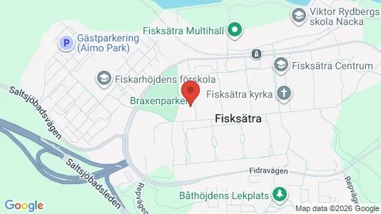 Rooms for rent i Nacka - kort over placeringen