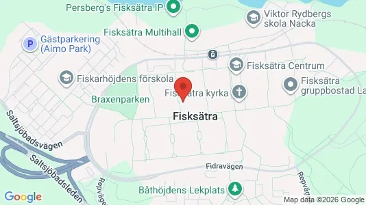 Apartments for rent i Nacka - kort over placeringen