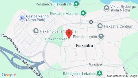 Apartments for rent i Nacka - kort over placeringen
