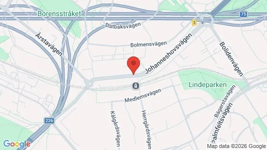Apartments for rent i Hammarbyhamnen - kort over placeringen
