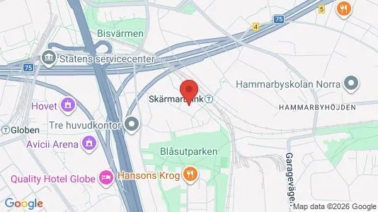 Apartments for rent i Stockholm South - kort over placeringen