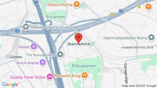 Apartments for rent i Stockholm South - kort over placeringen