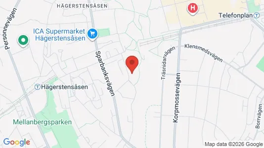Apartments for rent i Stockholm South - kort over placeringen