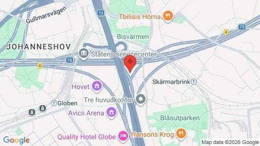 Apartments for rent i Stockholm South - kort over placeringen