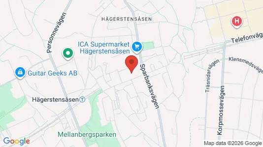 Apartments for rent i Stockholm South - kort over placeringen