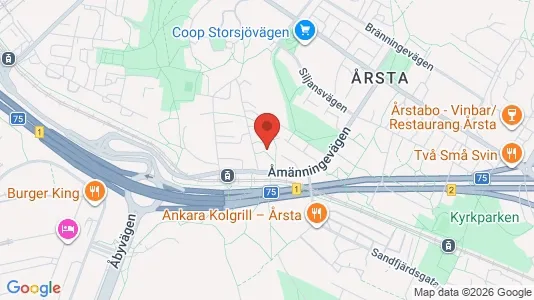 Apartments for rent i Hammarbyhamnen - kort over placeringen