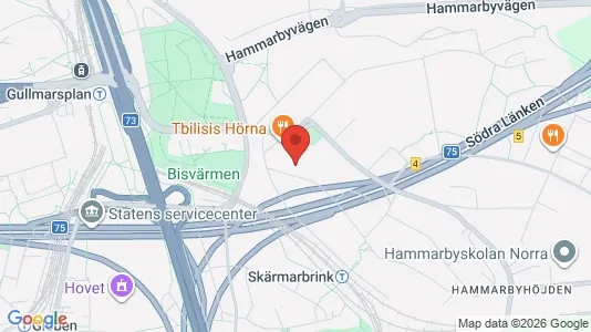 Apartments for rent i Stockholm South - kort over placeringen