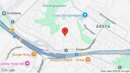 Apartments for rent i Hammarbyhamnen - kort over placeringen