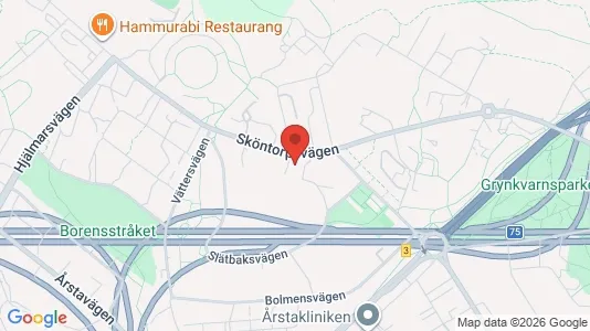 Apartments for rent i Hammarbyhamnen - kort over placeringen