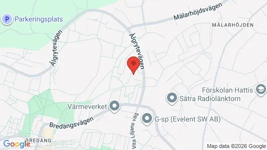 Apartments for rent i Stockholm South - kort over placeringen