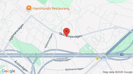 Apartments for rent i Hammarbyhamnen - kort over placeringen
