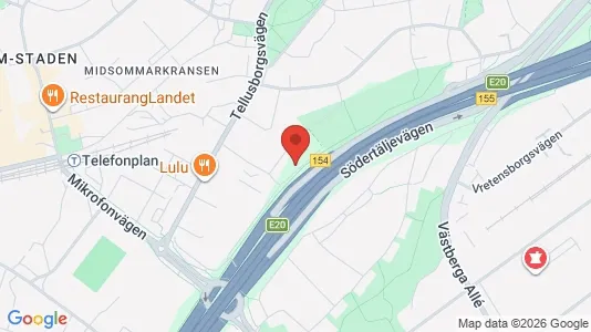 Apartments for rent i Stockholm South - kort over placeringen
