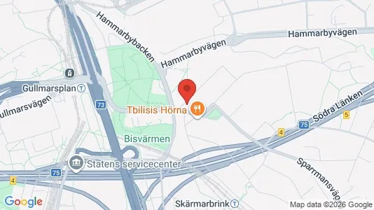 Apartments for rent i Stockholm South - kort over placeringen