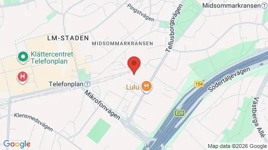 Apartments for rent i Stockholm South - kort over placeringen