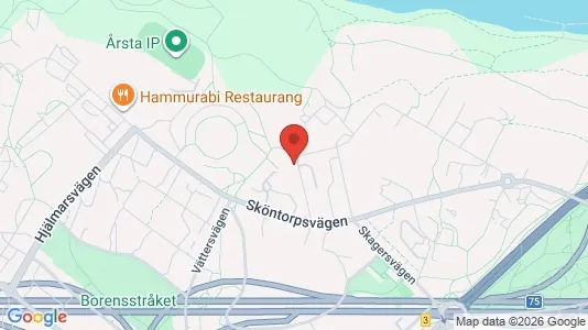 Apartments for rent i Hammarbyhamnen - kort over placeringen