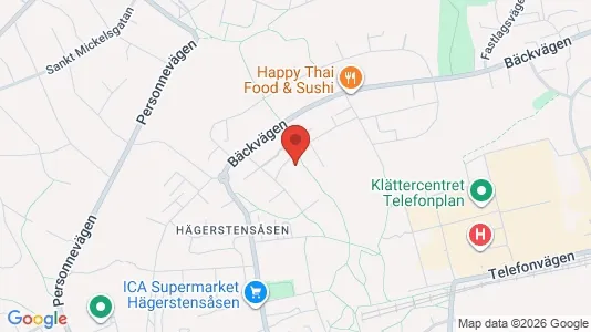 Apartments for rent i Stockholm South - kort over placeringen