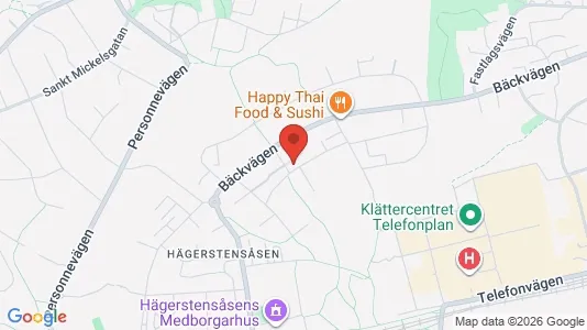 Apartments for rent i Stockholm South - kort over placeringen