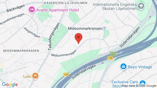 Apartments for rent i Stockholm South - kort over placeringen