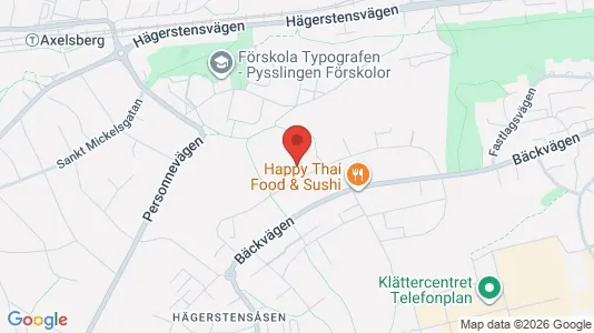 Apartments for rent i Stockholm South - kort over placeringen